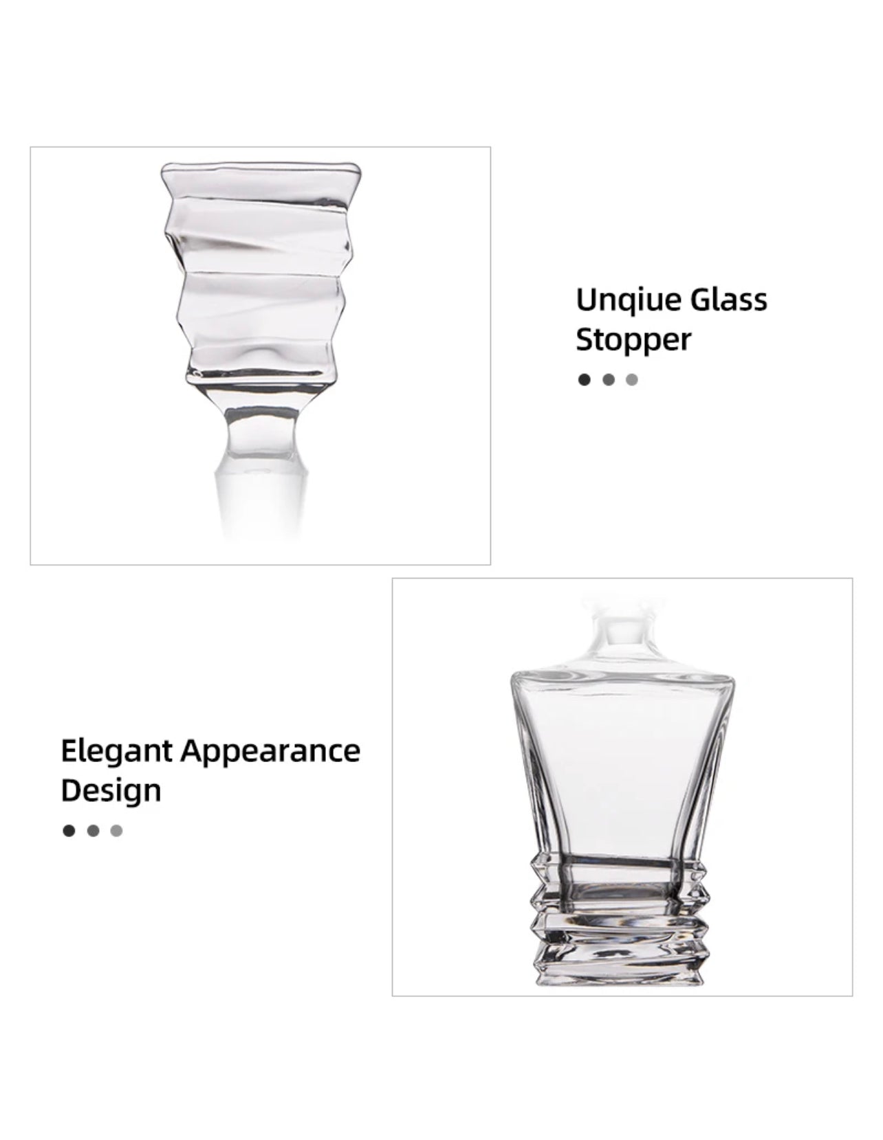 Ribbon In The Sky Decanter Set