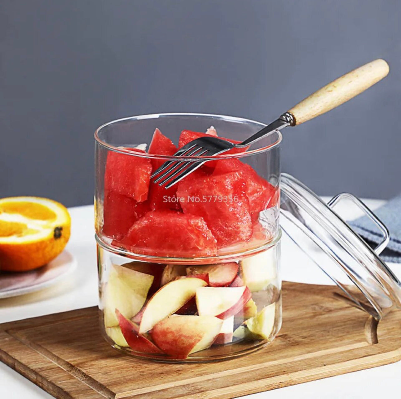Stackable Glass Bowl Set
