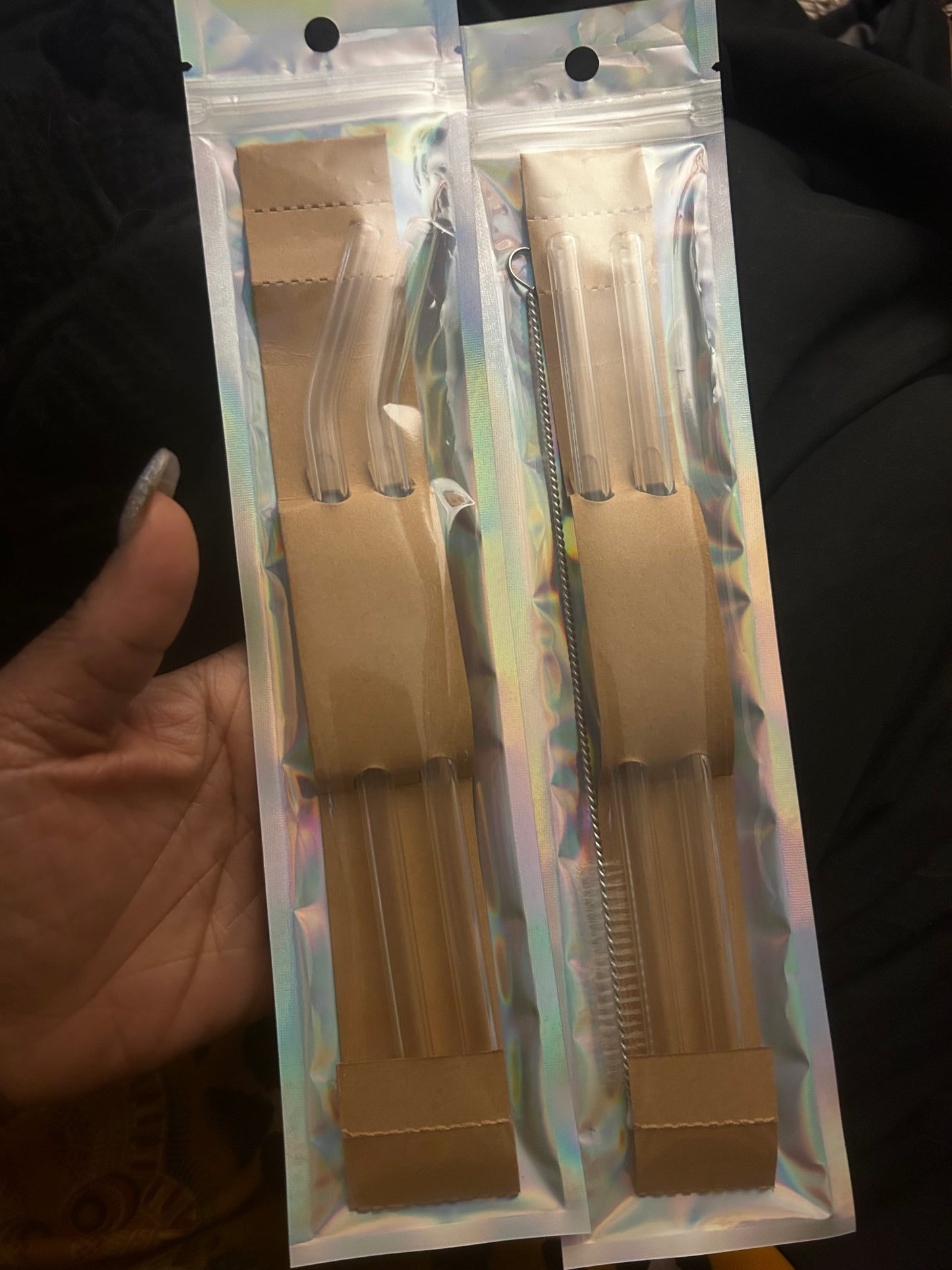 LIMITED EDITION GIFT SETS - 16oz. Margarita Glasses with Glass Straws, Umbrella Markers, and 3-Tier Bar Rimmer Kit