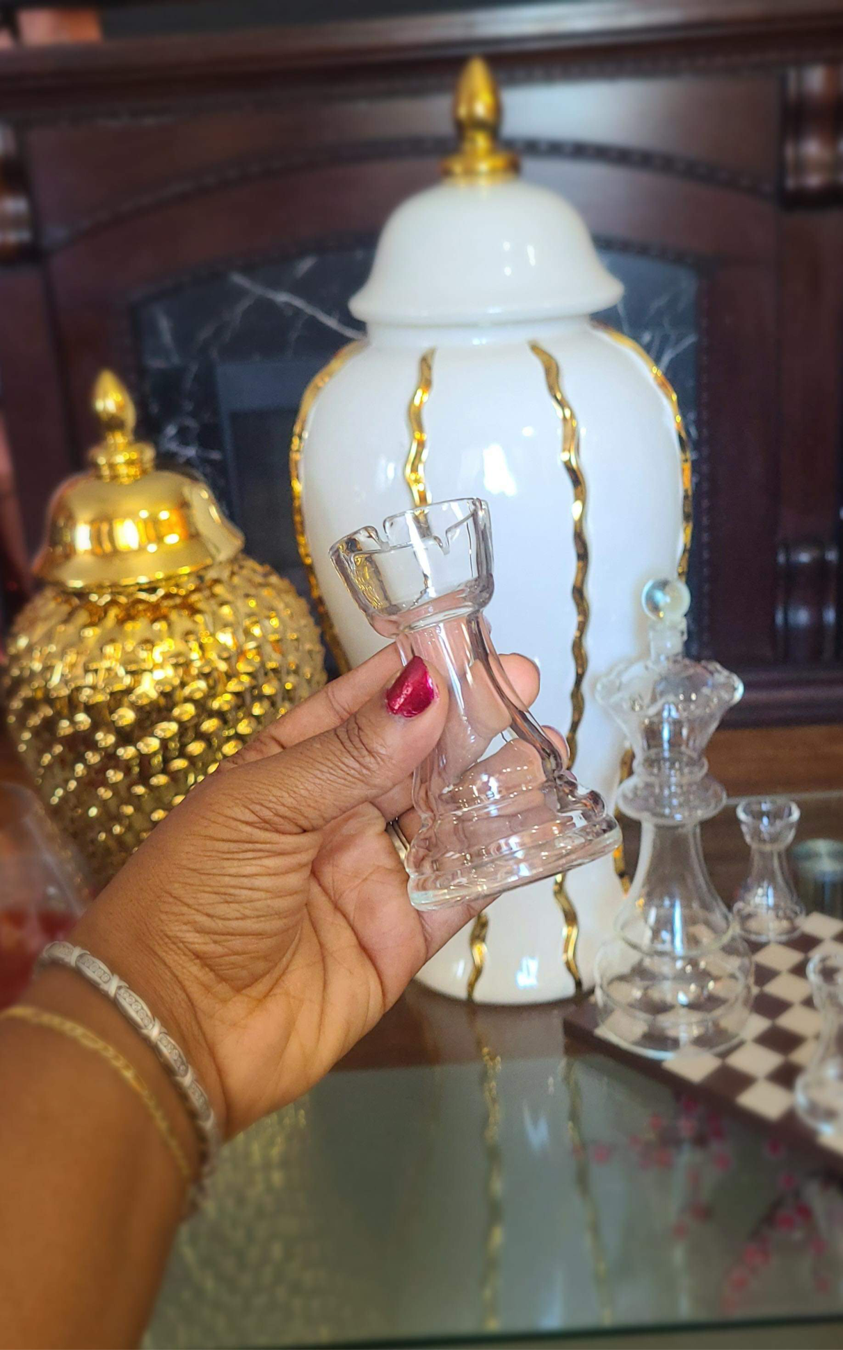 Queen Gambit 6-Piece Decanter Set