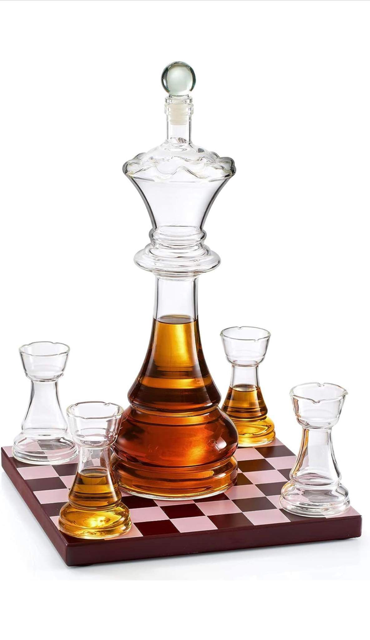 Queen Gambit 6-Piece Decanter Set