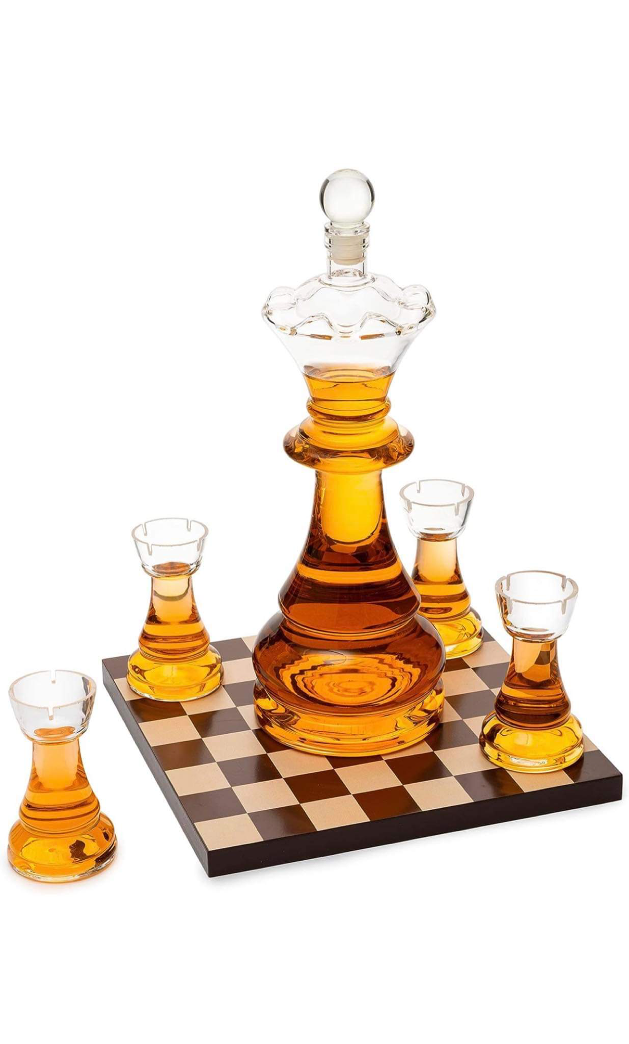 Queen Gambit 6-Piece Decanter Set
