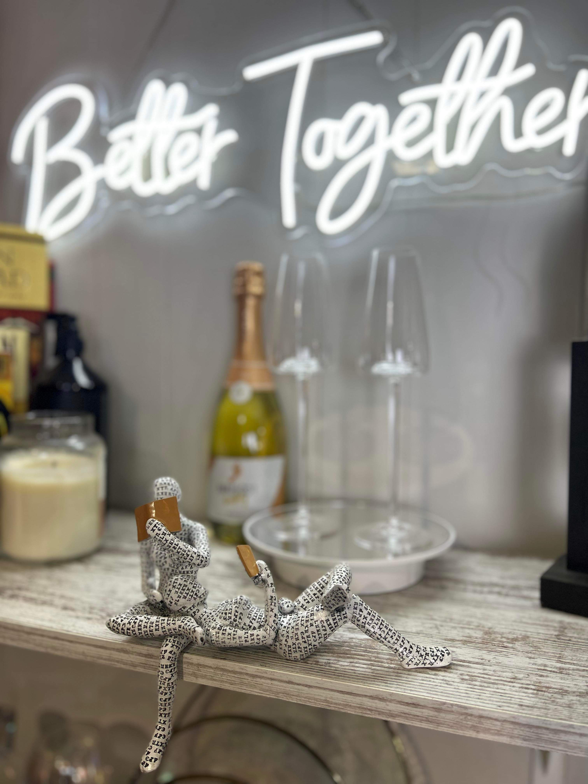 Read With Me Tabletop Statue, 2-piece Set