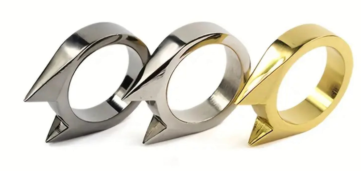 1pc Stylish FASHION Metal Cute Cat Head Ring - Unisex, Durable Stainless Steel Animal Ring, Durable and Rust Resistant, One Size