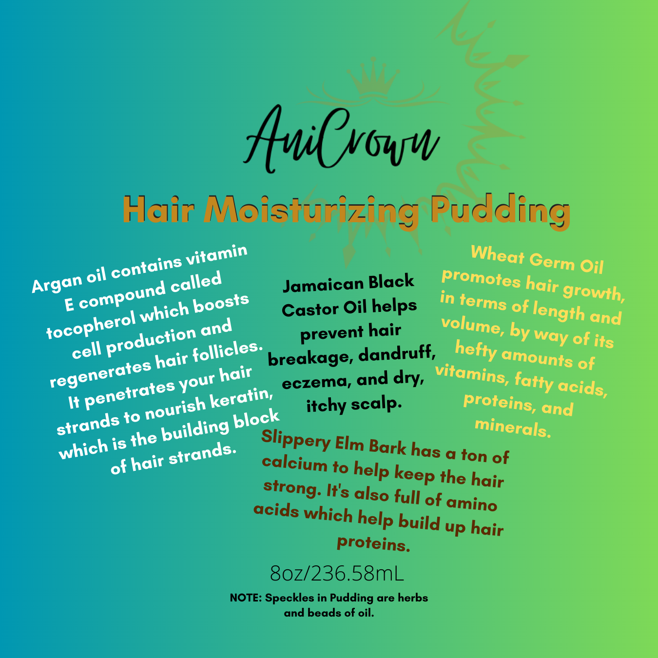 8oz. Moisturizing Hair Pudding