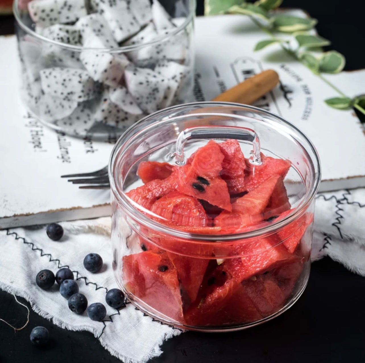 Stackable Glass Bowl Set