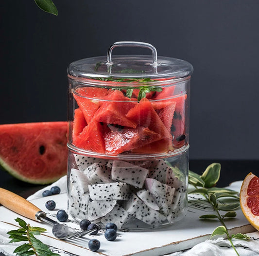 Stackable Glass Bowl Set