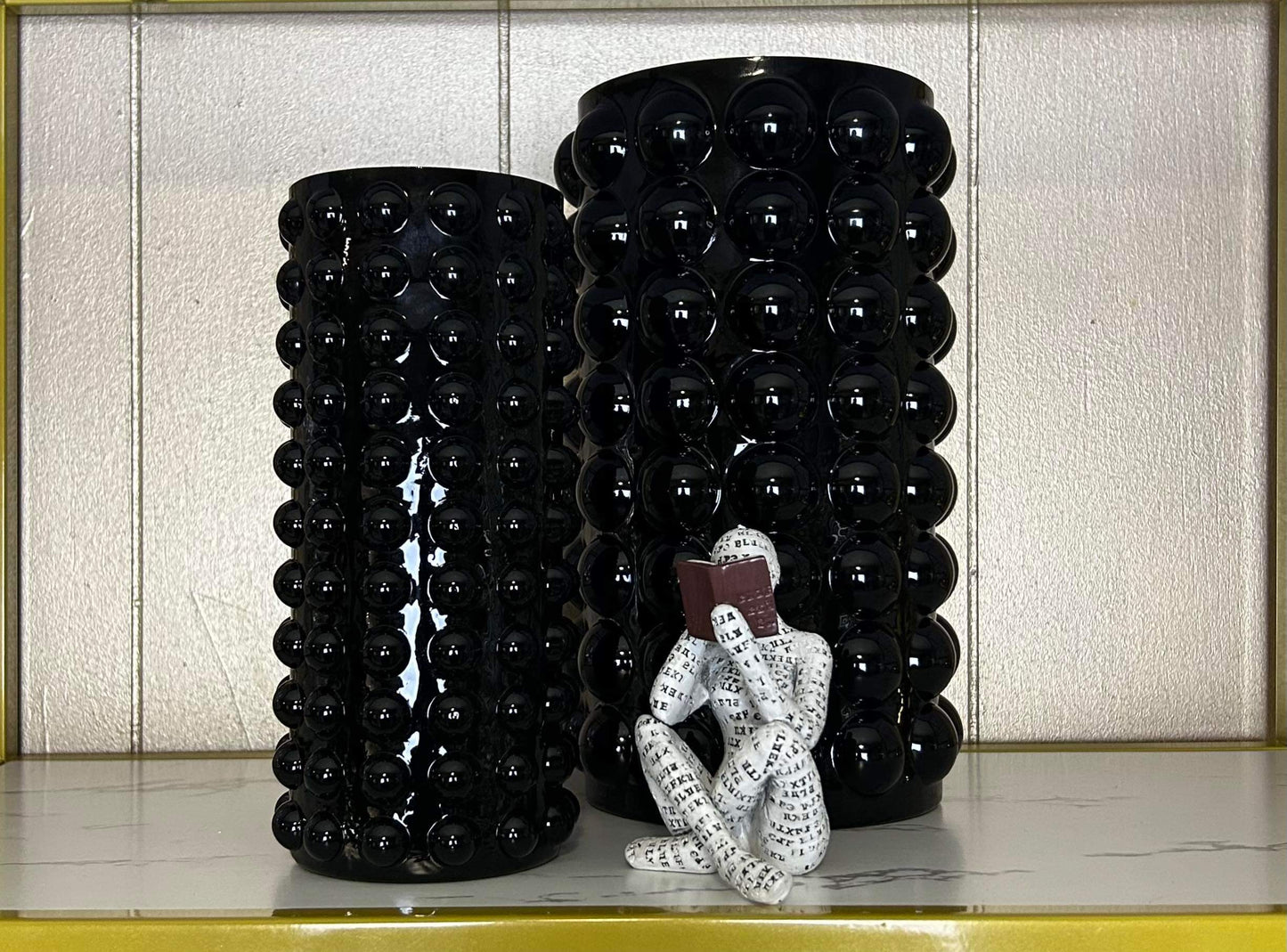 Crisscross Tabletop Statue