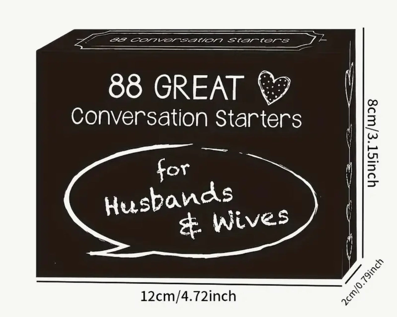 88 Great Date Night Conversation Starter Cards, For Spouses and Partners