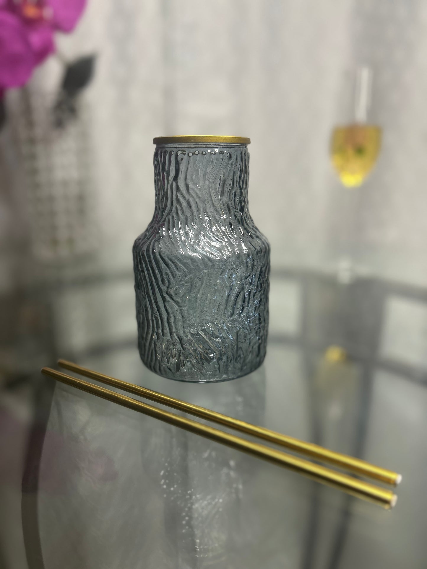 Eternal Print Candlestick Vase Set