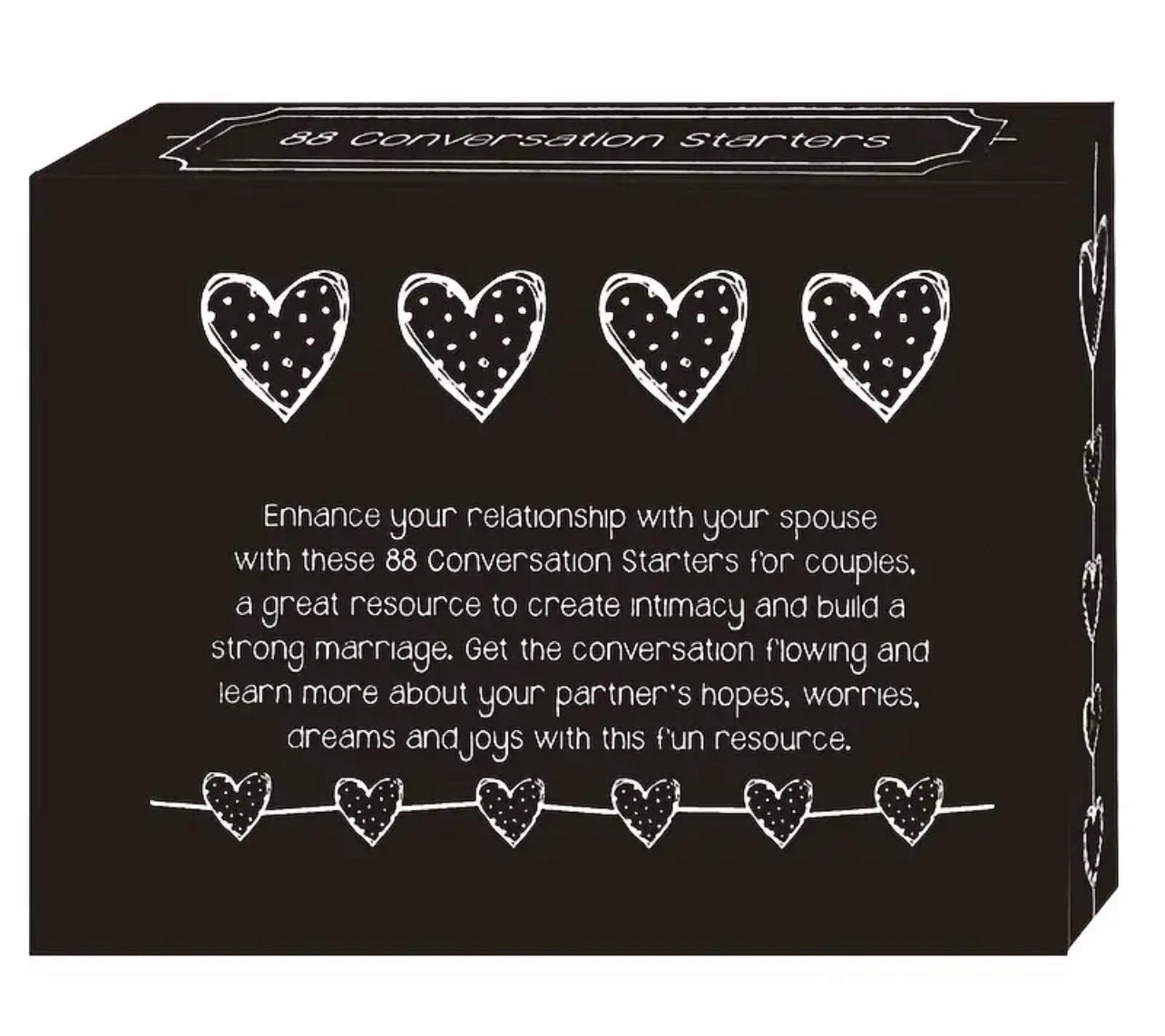 88 Great Date Night Conversation Starter Cards, For Spouses and Partners