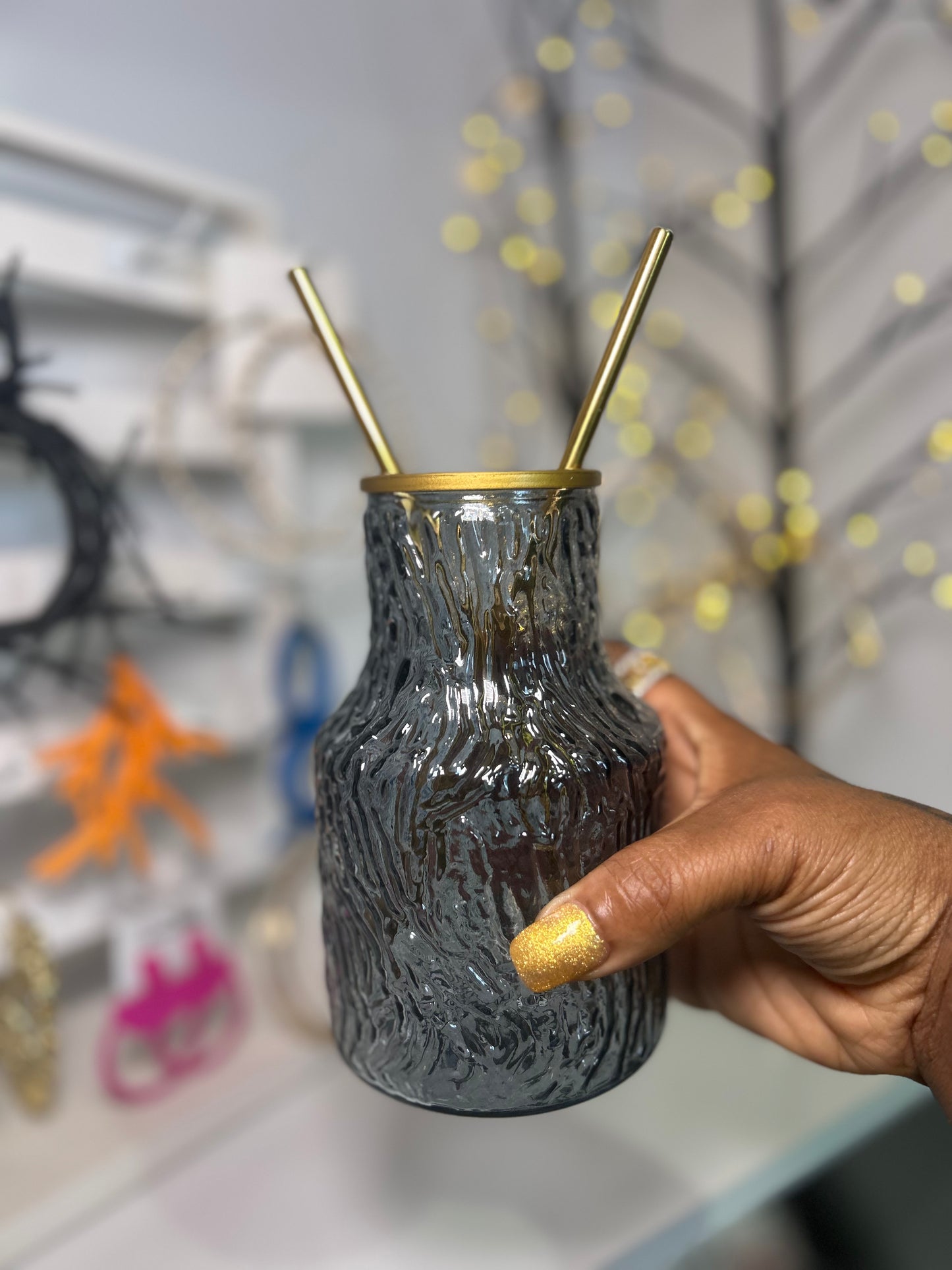Eternal Print Candlestick Vase Set