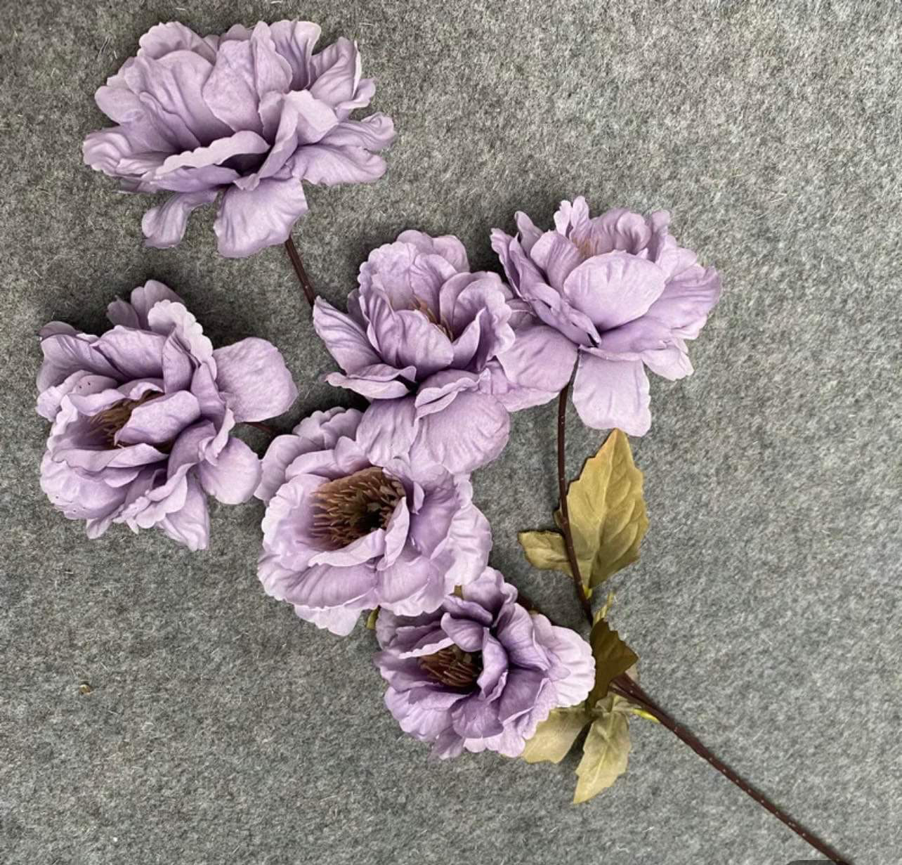 41in. 6-Head Long Stem Peony Flowers