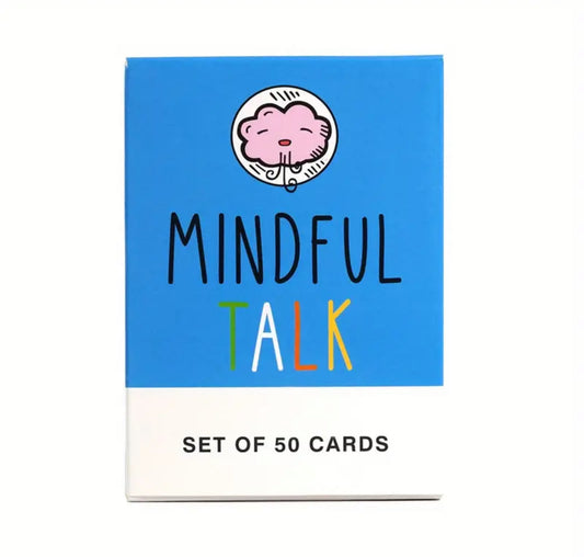 50 Mindful Talk Conversation Starter Cards For Spouse, Partners, Children, and Friends