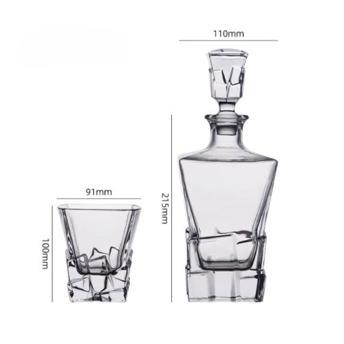 ICEBERG 6-Piece Decanter Set