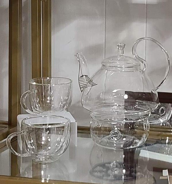 250ml Insulated Glass DOUBLE UP 2-piece Mug Set