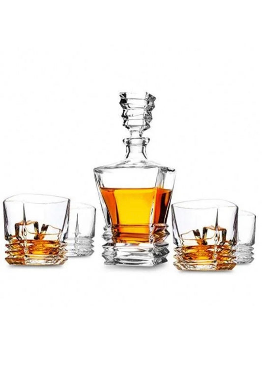 Ribbon In The Sky Decanter Set