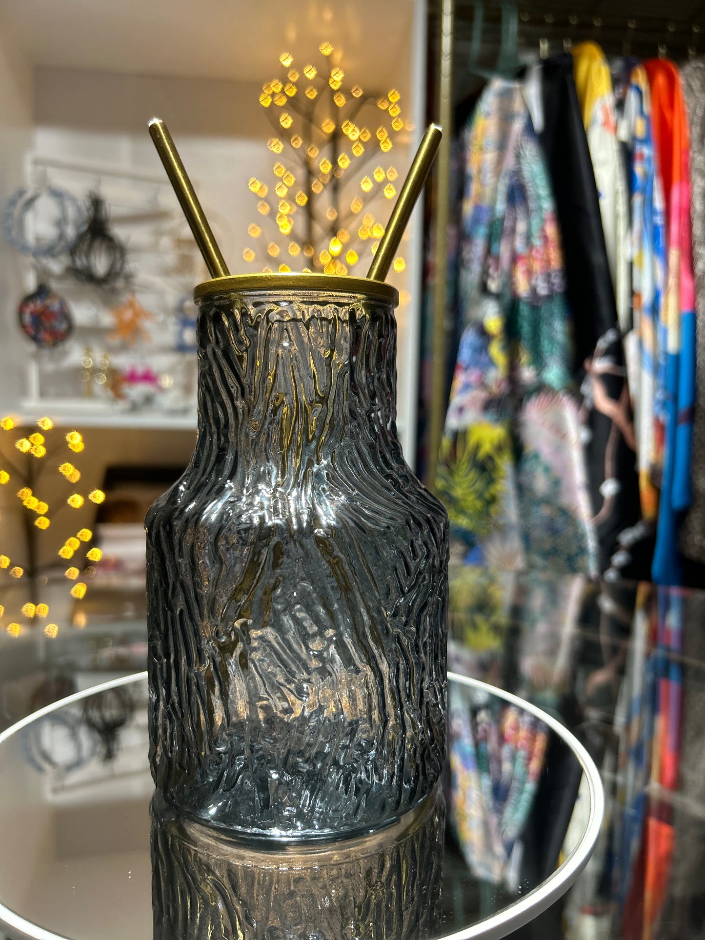 Eternal Print Candlestick Vase Set