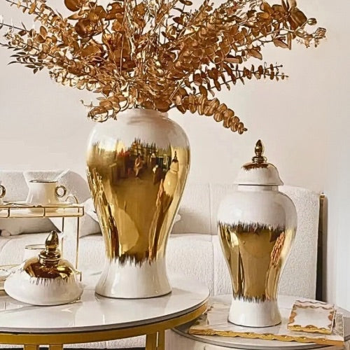 Mirror Me Gold Ombre Vase