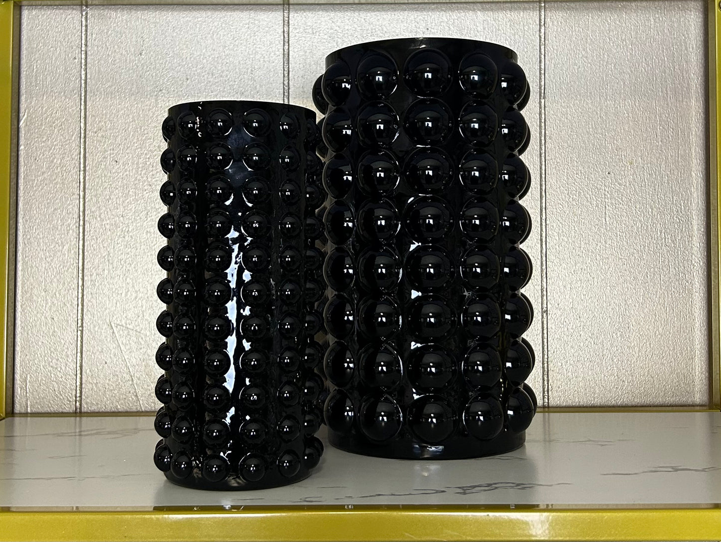 Bumpy Bead 2-Piece Vase Set